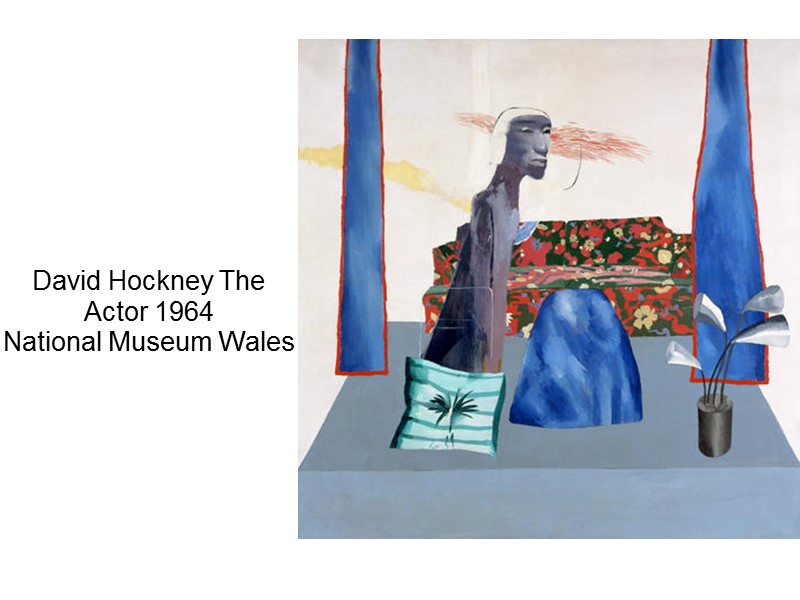 David Hockney The Actor 1964 National Museum Wales